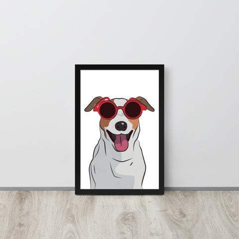 Jack Russell Terrier Framed Poster