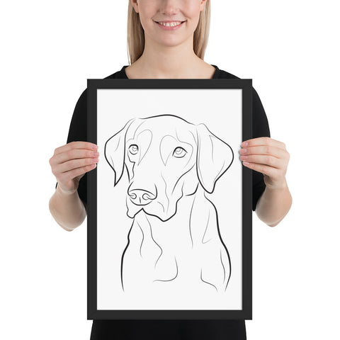 Labrador Retriever Framed Poster