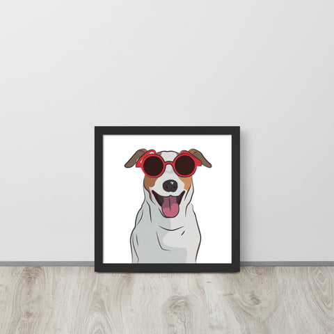 Jack Russell Terrier Framed Poster