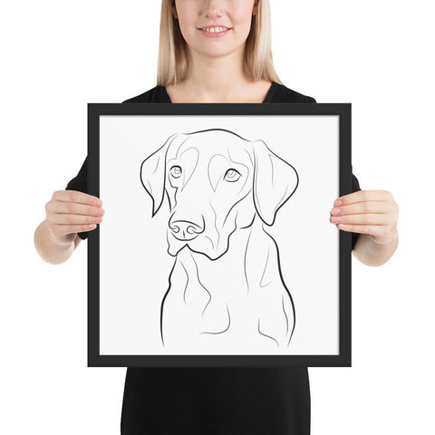 Labrador Retriever Framed Poster