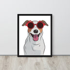 Jack Russell Terrier Framed Poster