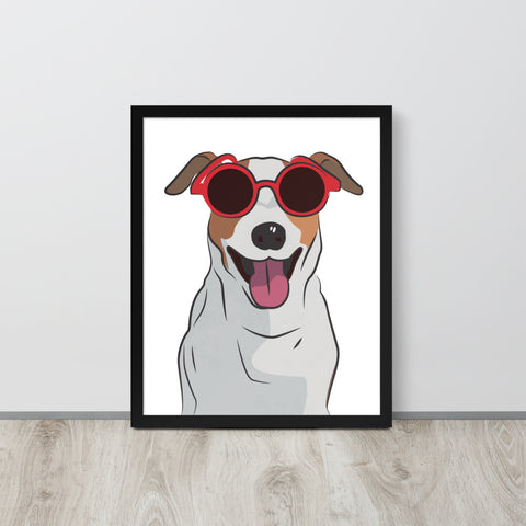 Jack Russell Terrier Framed Poster