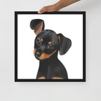 Dachshund Framed poster