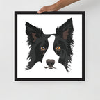 Border Collie Framed Poster