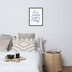 Never "Just a Dog" Framed Poster