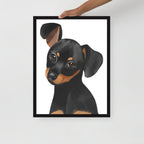 Dachshund Framed poster