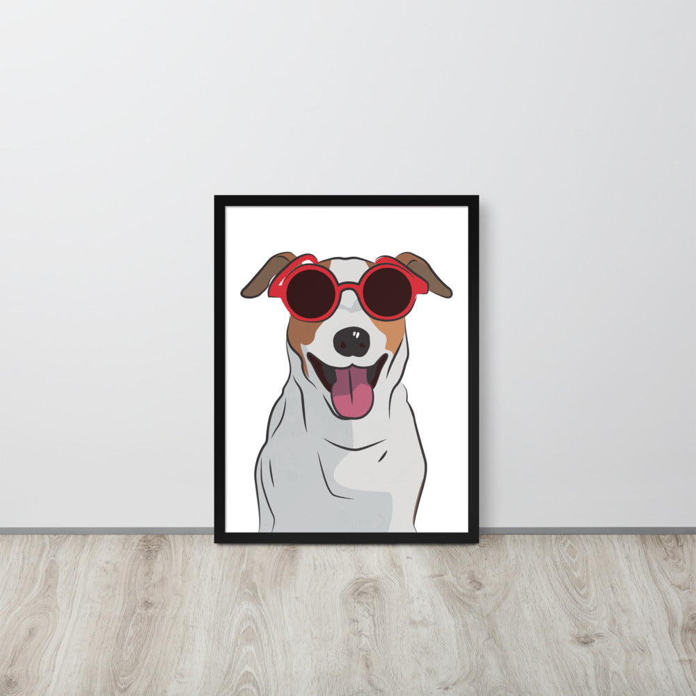 Jack Russell Terrier Framed Poster