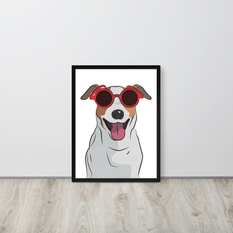 Jack Russell Terrier Framed Poster