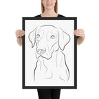 Labrador Retriever Framed Poster