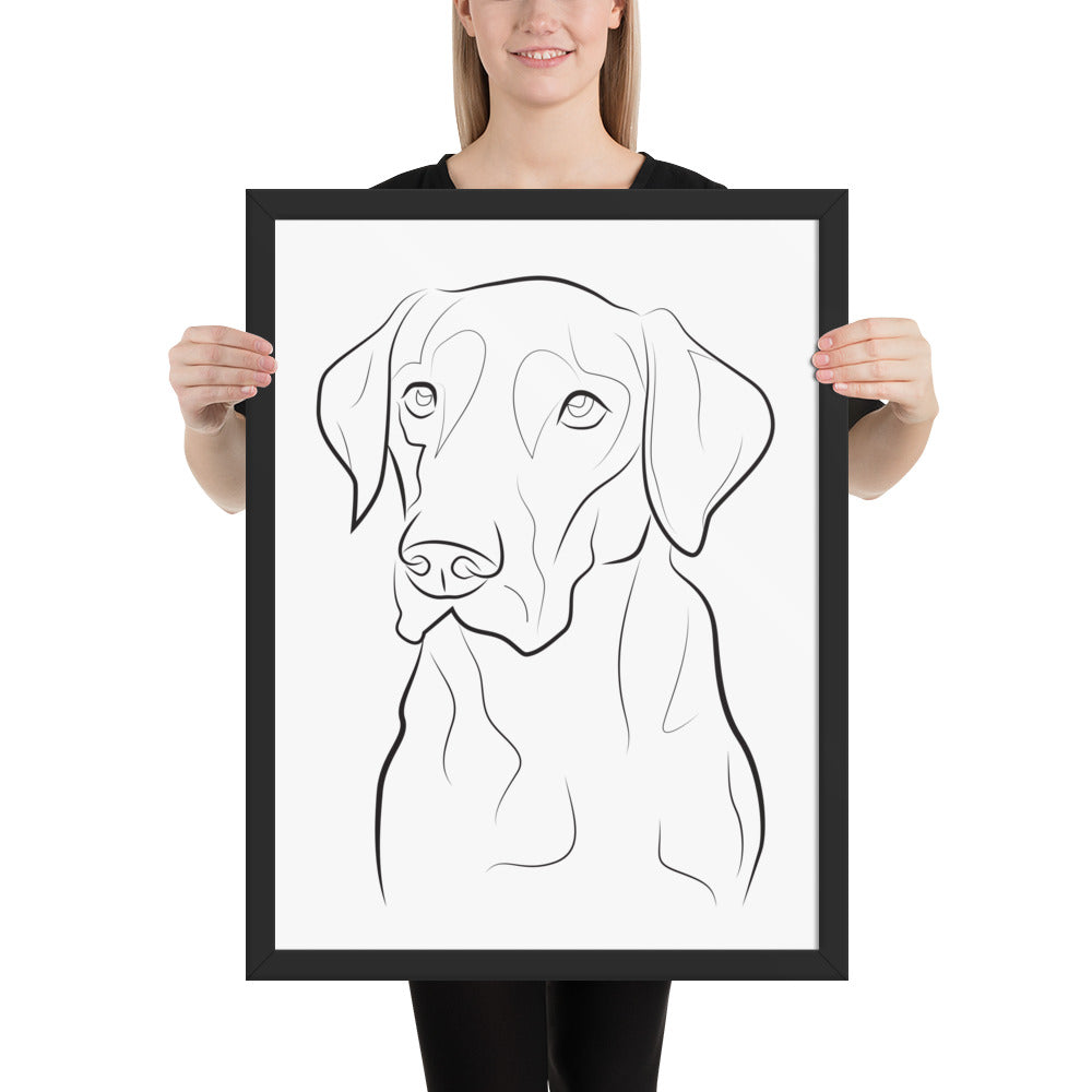 Labrador Retriever Framed Poster