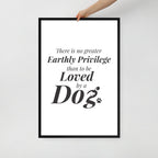 There is No Greater Privilege Framed Poster