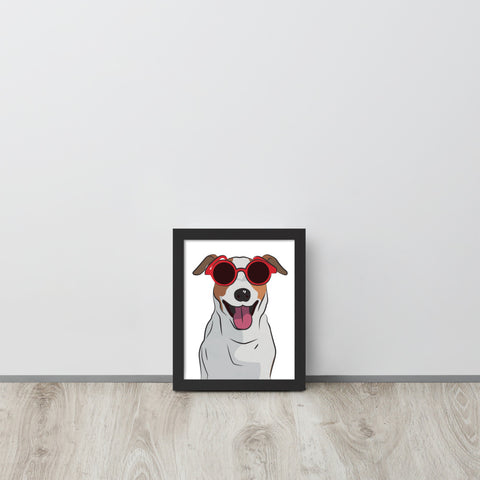 Jack Russell Terrier Framed Poster