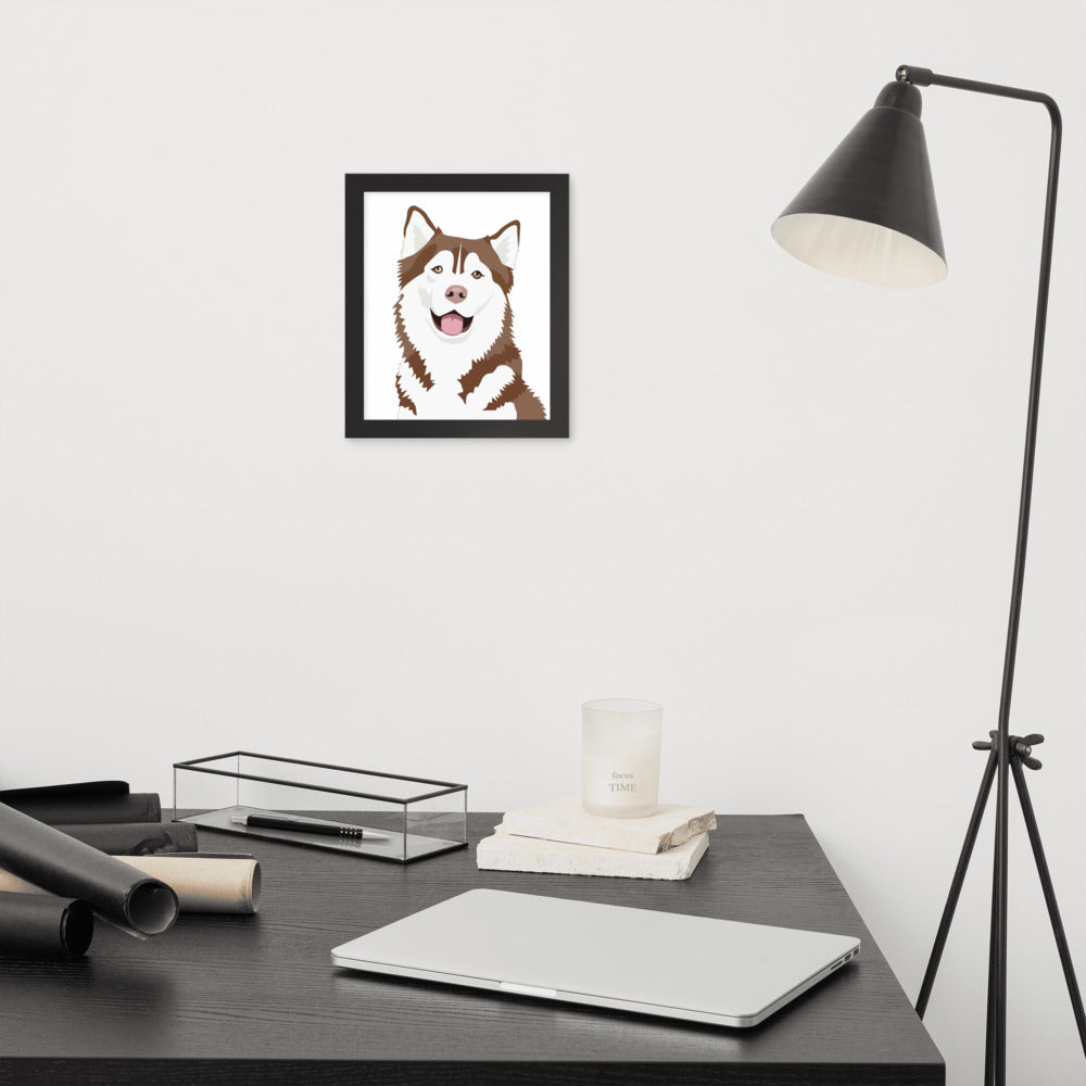 Husky Framed Poster Secondary image