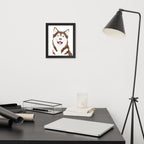 Husky Framed Poster