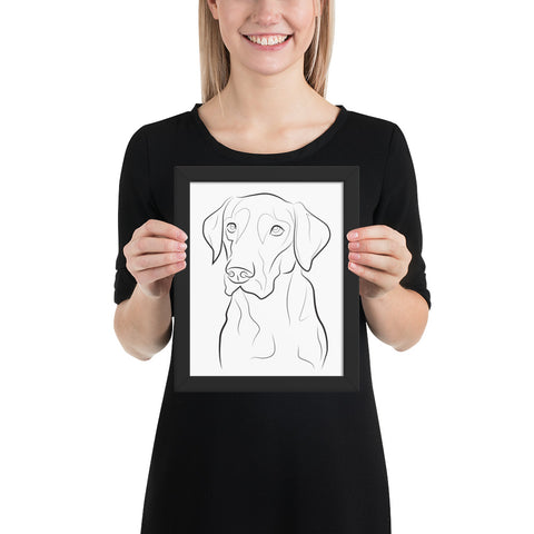 Labrador Retriever Framed Poster