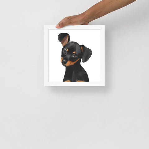 Dachshund Framed poster