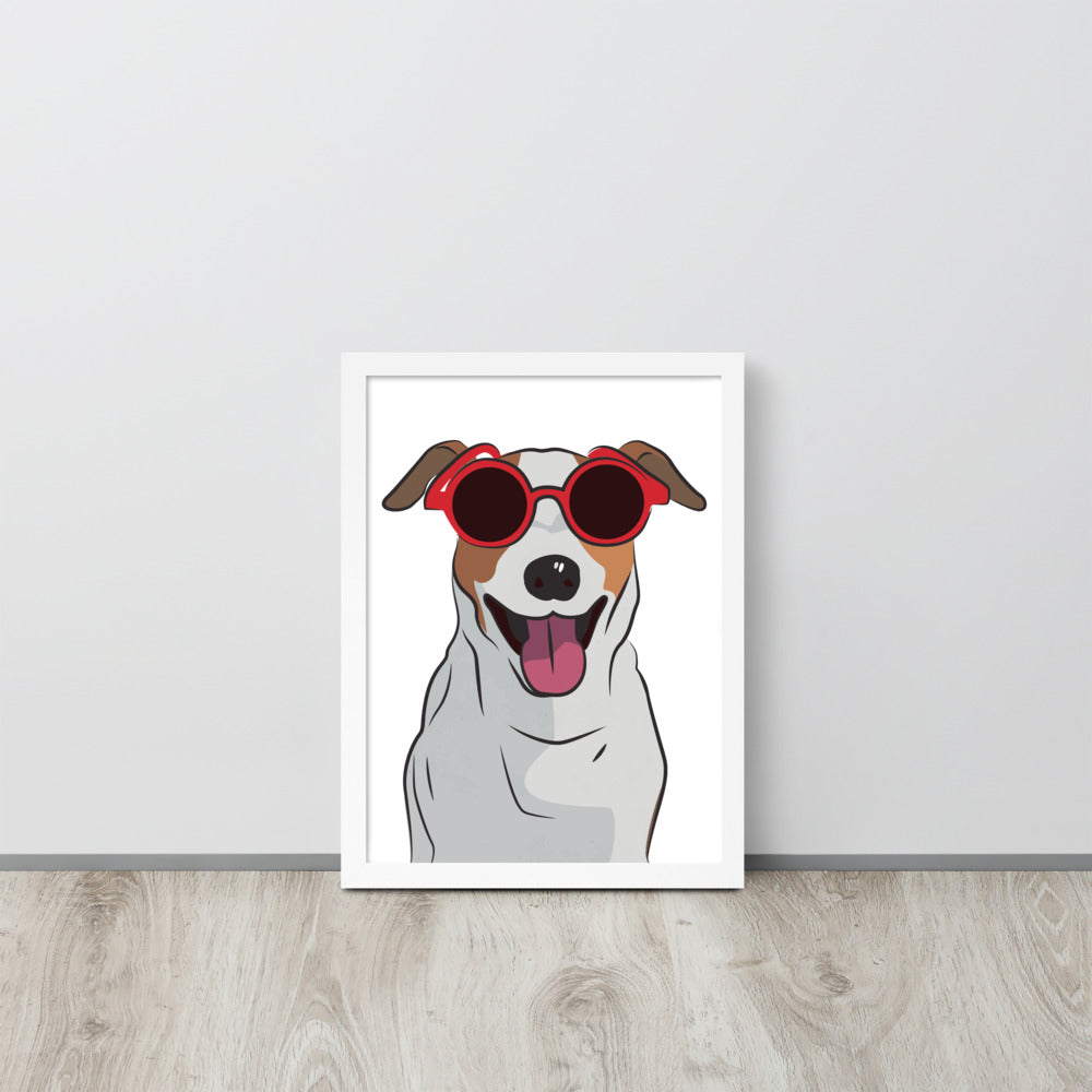 Jack Russell Terrier Framed Poster