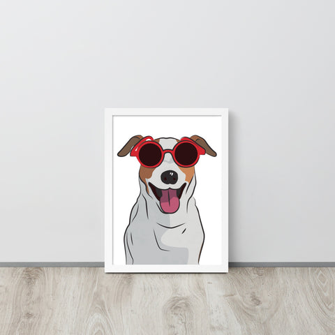 Jack Russell Terrier Framed Poster