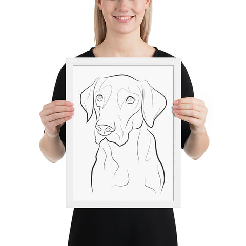 Labrador Retriever Framed Poster