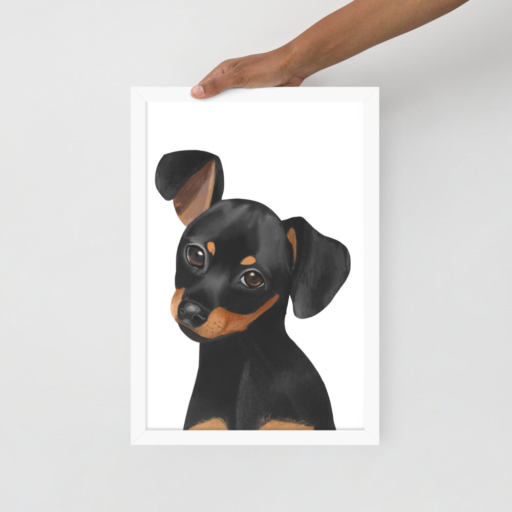 Dachshund Framed poster