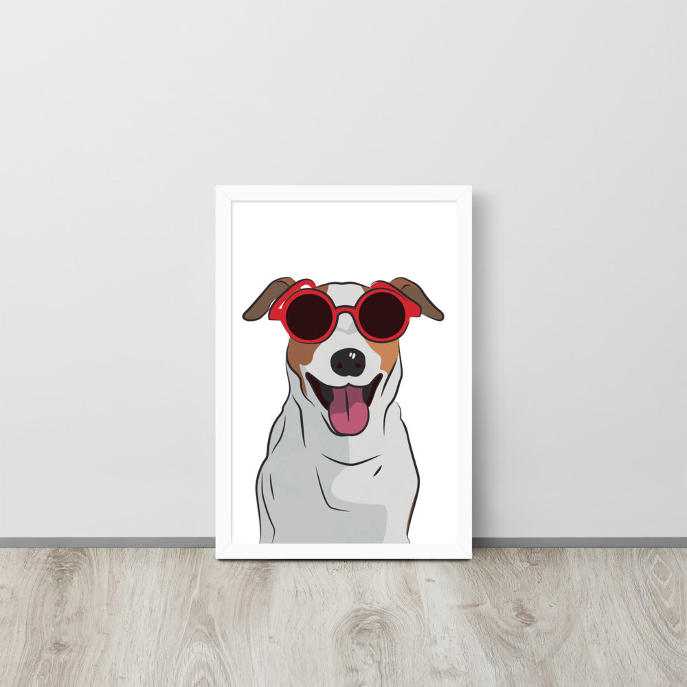 Jack Russell Terrier Framed Poster