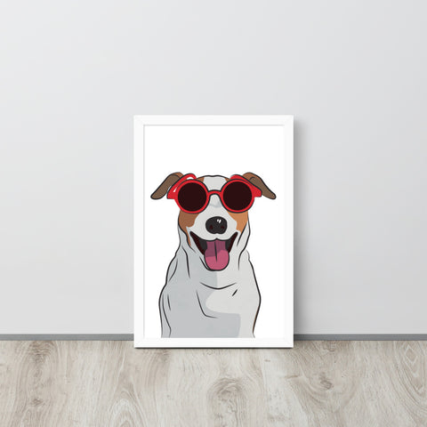 Jack Russell Terrier Framed Poster