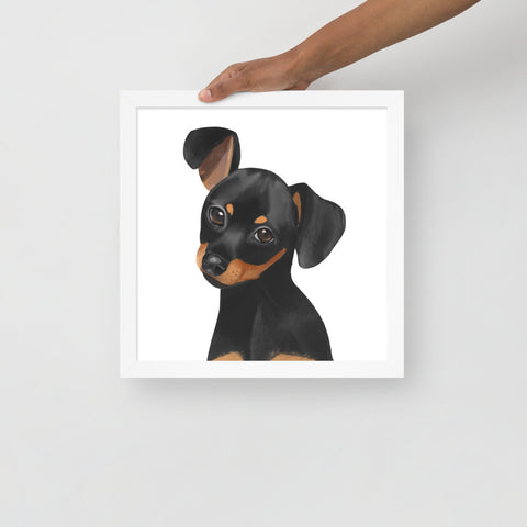 Dachshund Framed poster