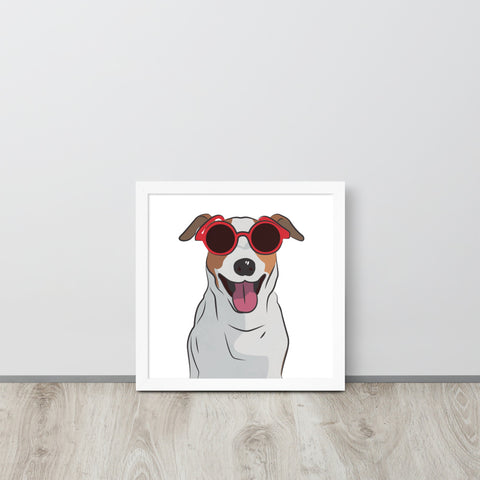 Jack Russell Terrier Framed Poster