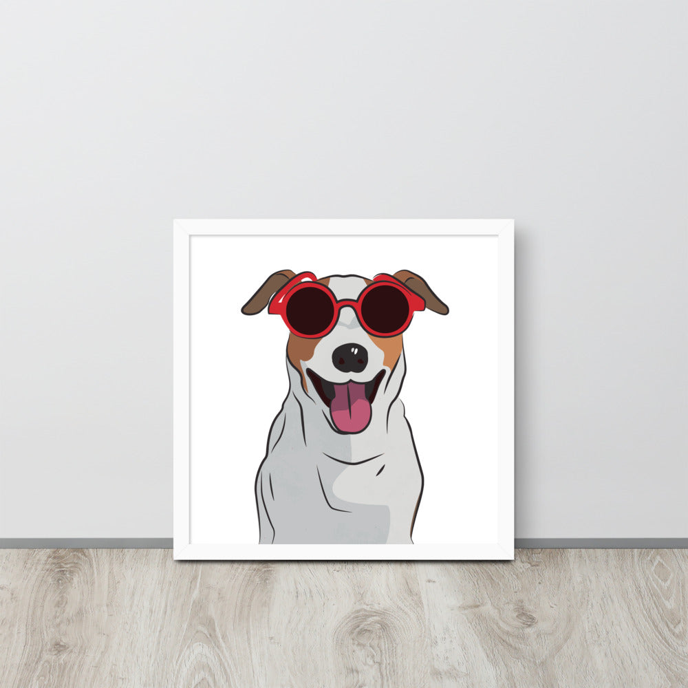 Jack Russell Terrier Framed Poster