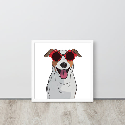 Jack Russell Terrier Framed Poster