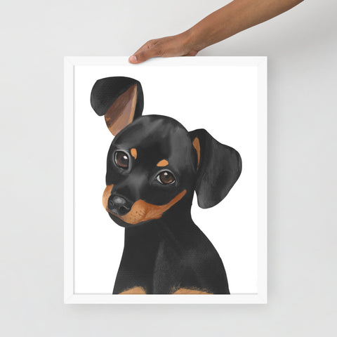 Dachshund Framed poster