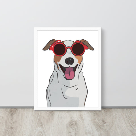Jack Russell Terrier Framed Poster