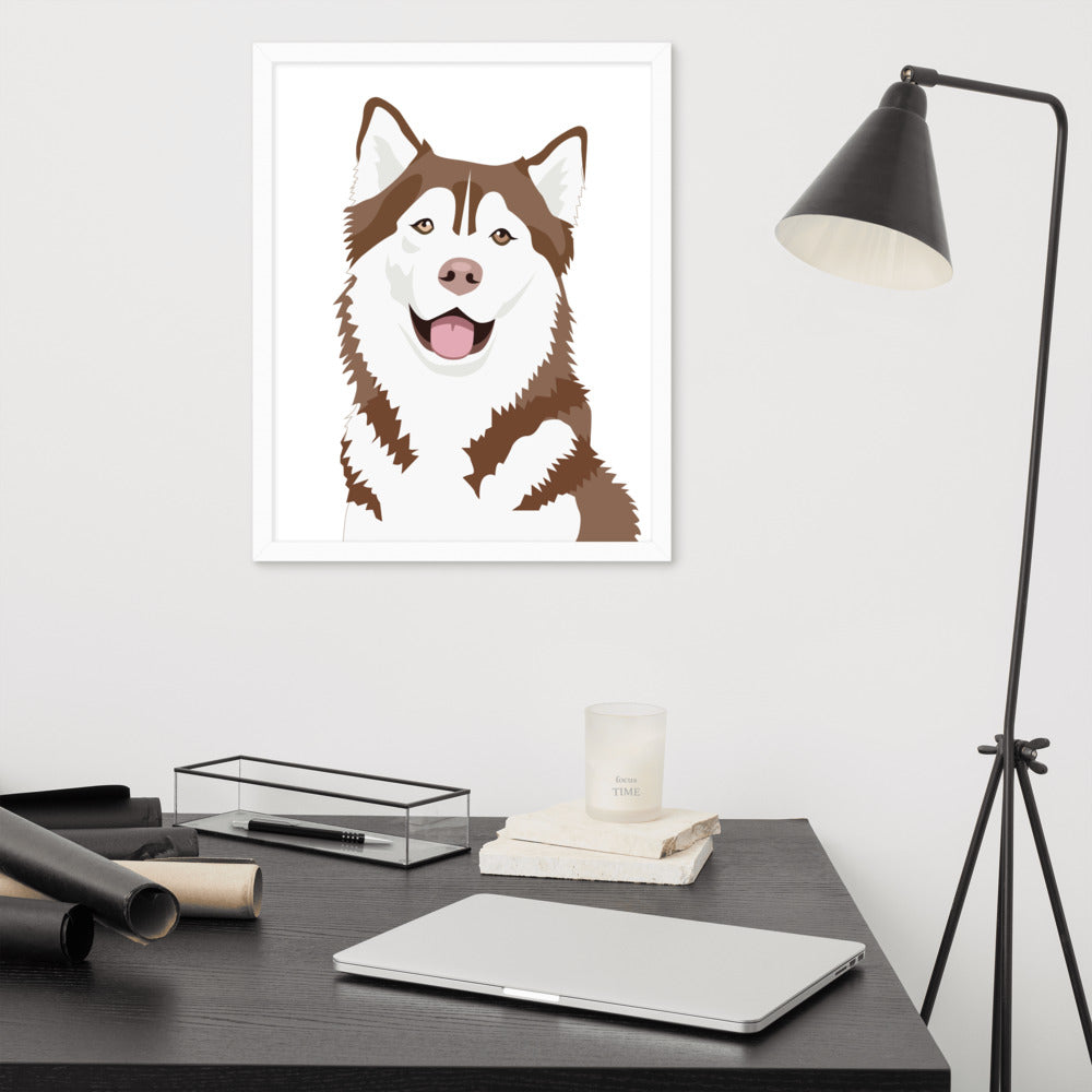 Husky Framed Poster Main image
