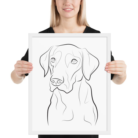 Labrador Retriever Framed Poster