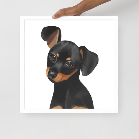 Dachshund Framed poster