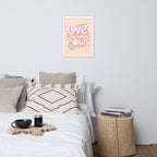 Love Has Four Paws Framed Poster