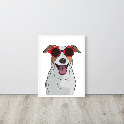 Jack Russell Terrier Framed Poster