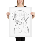Labrador Retriever Framed Poster