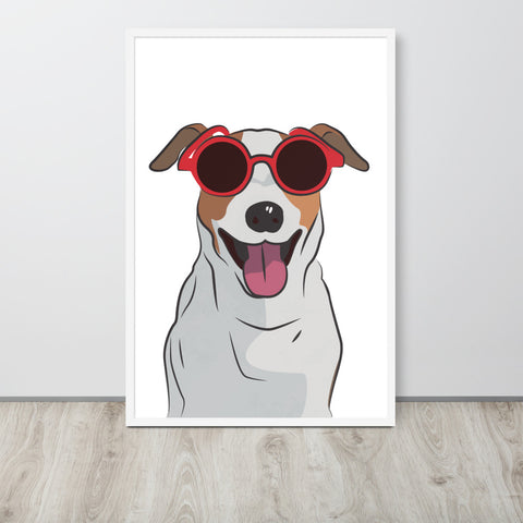 Jack Russell Terrier Framed Poster