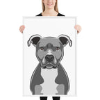 Pitbull Framed Poster