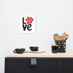 Dogs Are Love Framed Poster