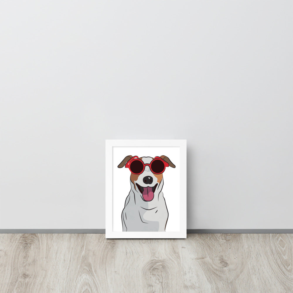 Jack Russell Terrier Framed Poster