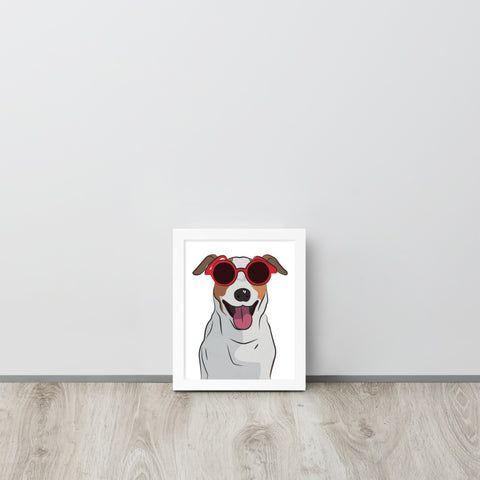 Jack Russell Terrier Framed Poster