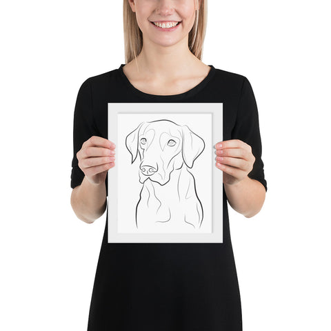 Labrador Retriever Framed Poster