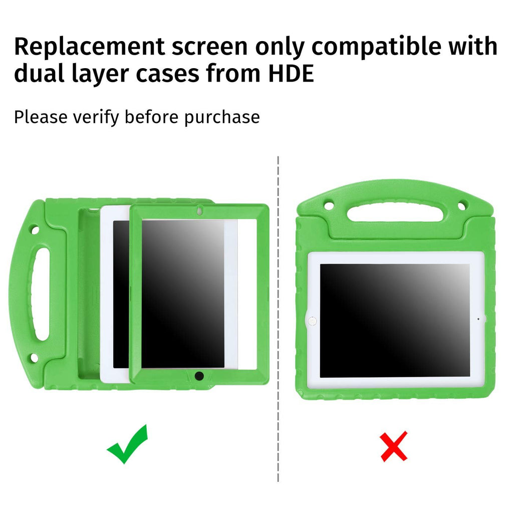 Replacement Screen Protector for HDE Dual Layer Shockproof iPad Cases Compatible with 2nd 3rd and 4th Generation Apple iPad 9.7 Tablets (Older Versions 2011-2013 Release) - Screen Protector ONLY