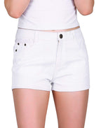 Low Rise Stretch Denim Shorts