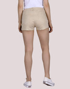 Low Rise Stretch Denim Shorts