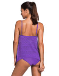 Lace Tankini Swimsuit Set w/Briefs