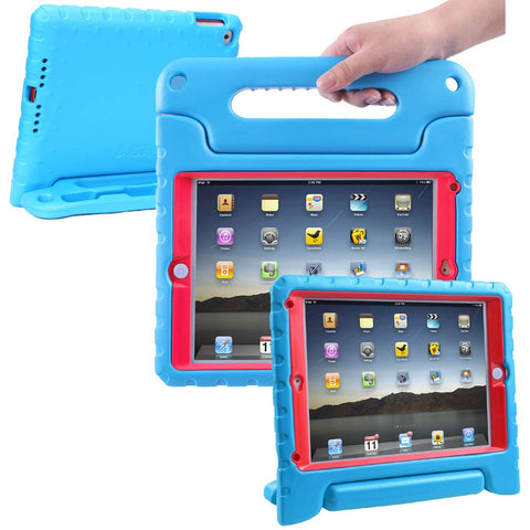 HDE Case for iPad 9.7-inch 2018 / 2017 Kids Shockproof Bumper Hard Cover Handle Stand with Built in Screen Protector for New Apple Education iPad 9.7 Inch (6th Gen) / 5th Generation iPad 9.7 - Green