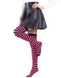 Over The Knee Striped Stockings